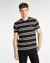 LEE BASIC STRIPE TEE MĘSKI T-SHIRT KOSZULKA W PASKI BLACK L61LEE01 112113931